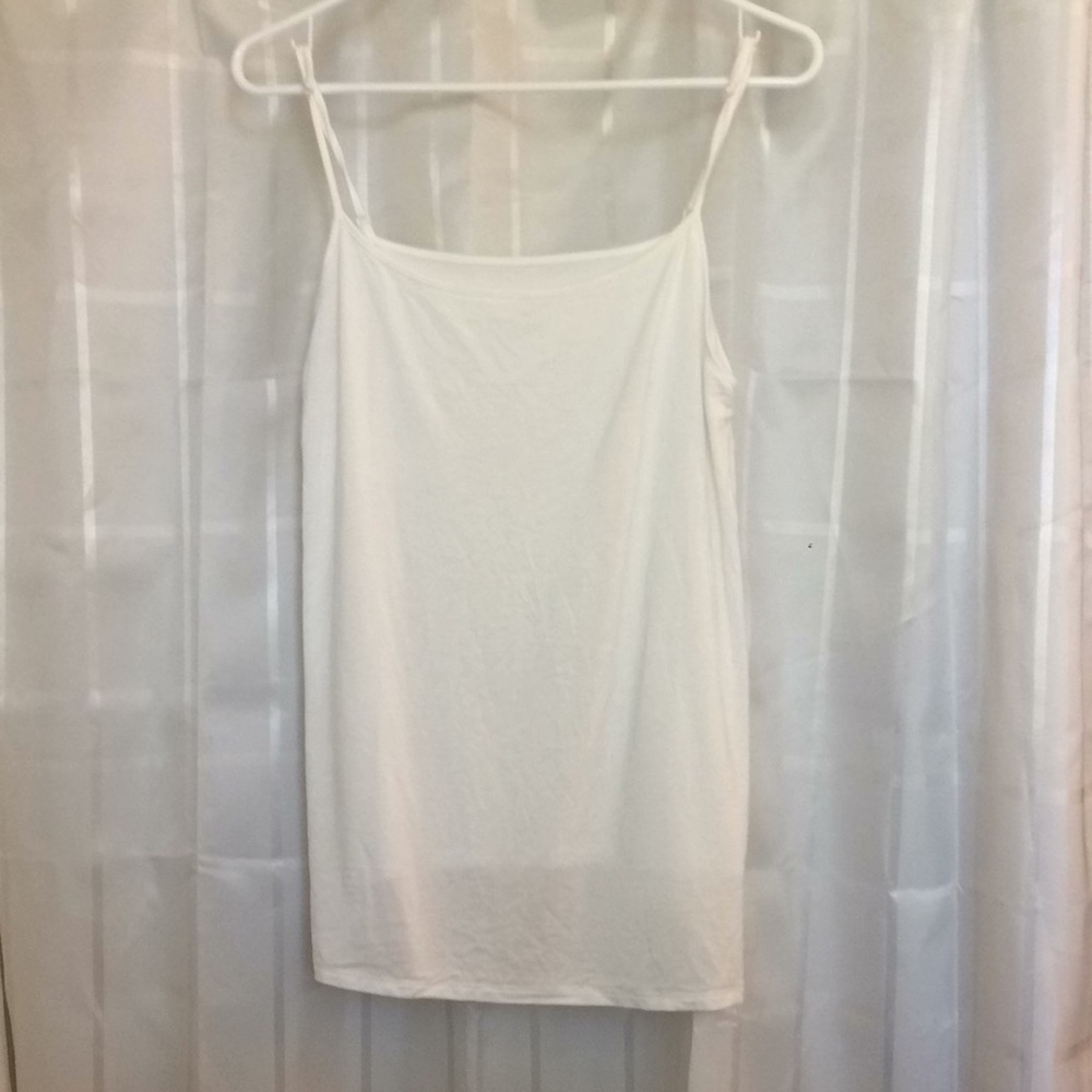 Basic White Tank Top Sz XL